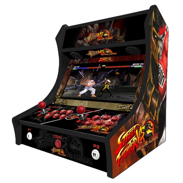 2 Player Bartop Arcade Machine -  Street Fighter vs Mortal Kombat v2